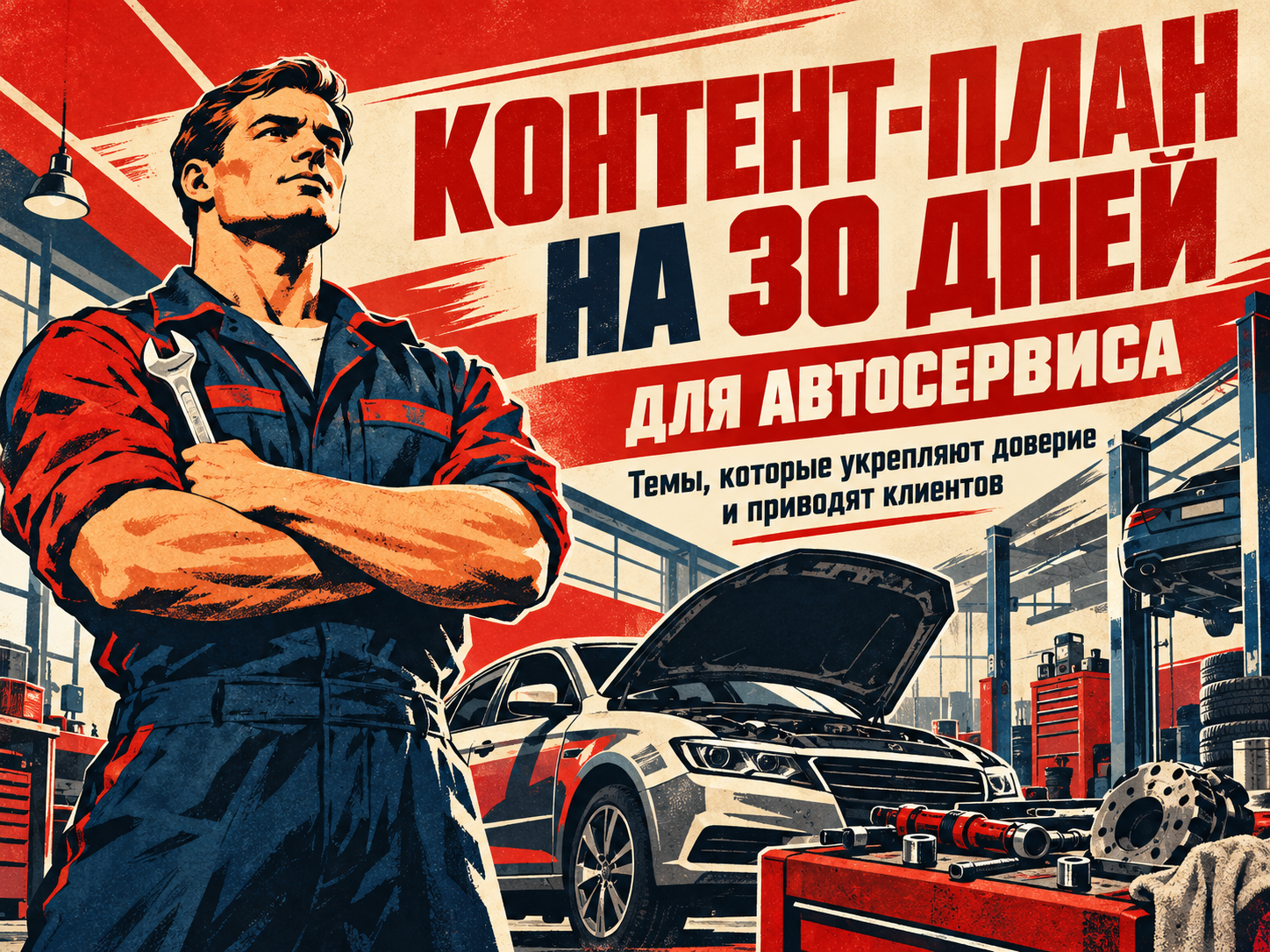 Контент-план на 30 дней для автосервисов