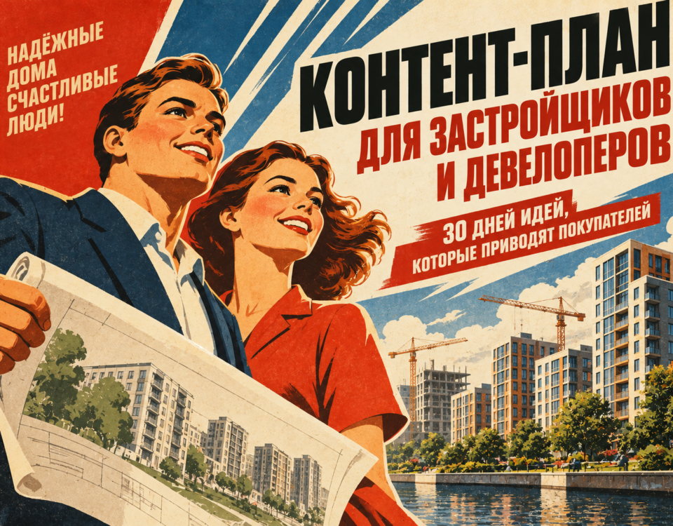 Недвижимость, которой доверяют: контент-план на 30 дней для застройщиков
