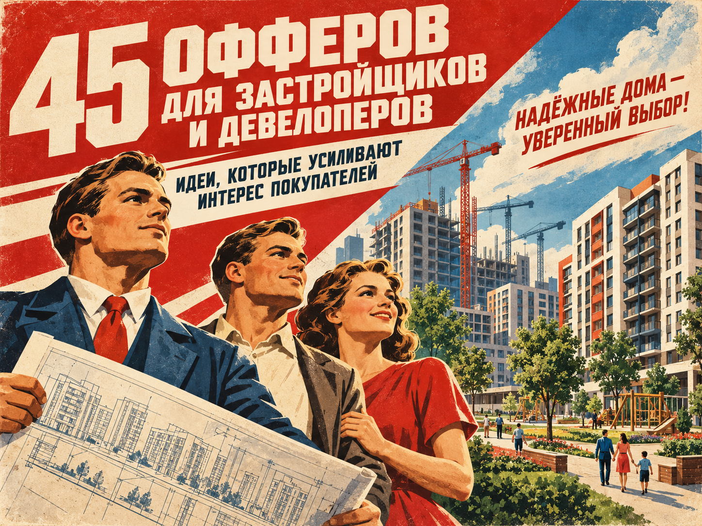 45 офферов для застройщиков и девелоперов